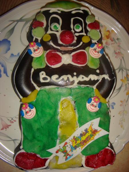 Clown pour les 4 ans de Benjamin !